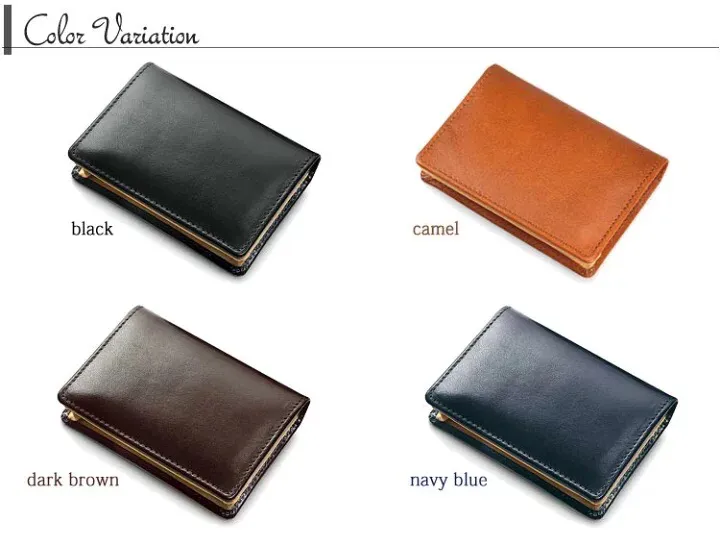 ［日本直送］ 日本人氣品牌 宇野福鞄 Re:Credo 意大利牛革製短款咭套 皮夾 Japan Re:Credo Italian Leather Card Holder - 35-5069
