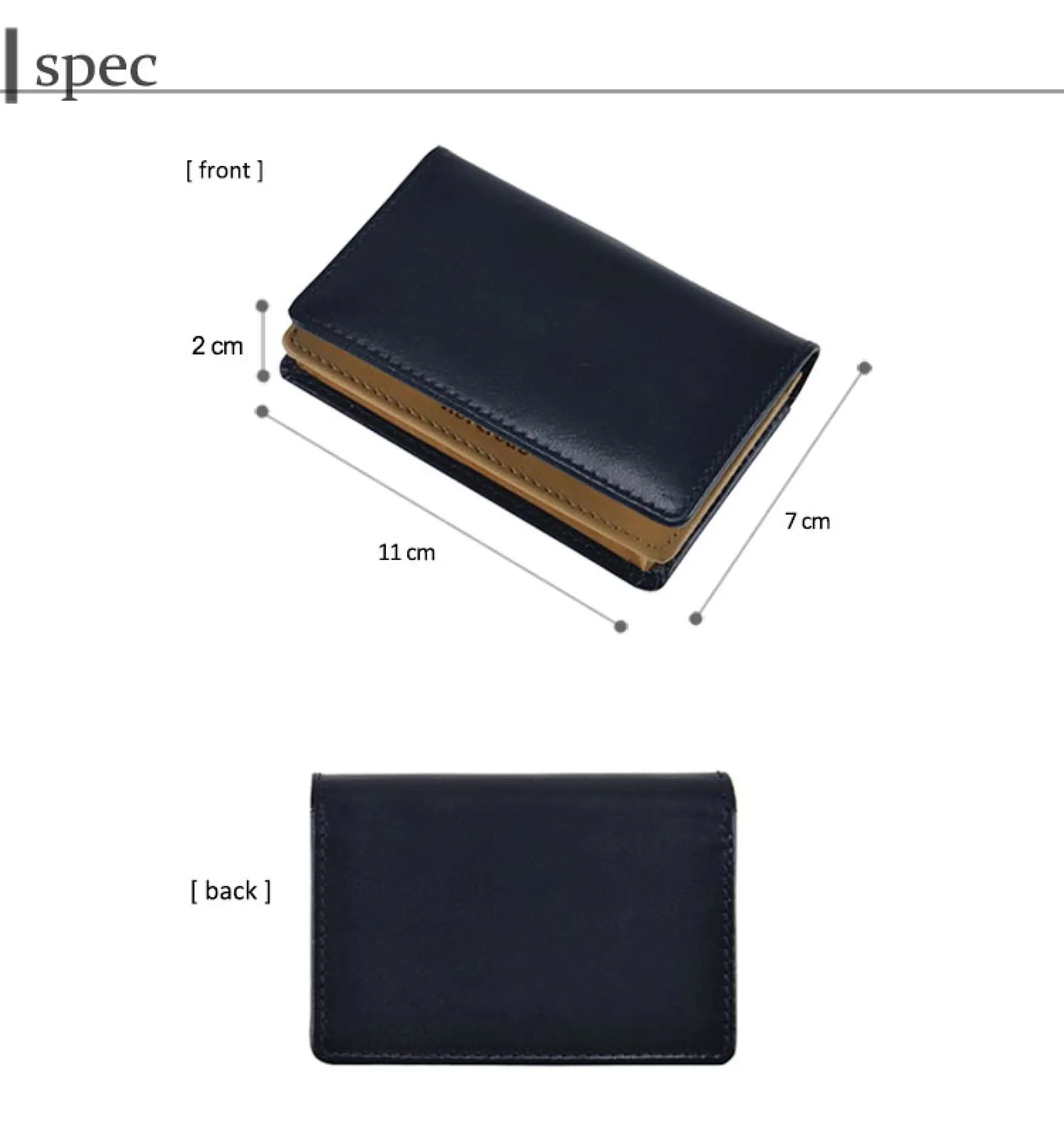 ［日本直送］ 日本人氣品牌 宇野福鞄 Re:Credo 意大利牛革製短款咭套 皮夾 Japan Re:Credo Italian Leather Card Holder - 35-5069