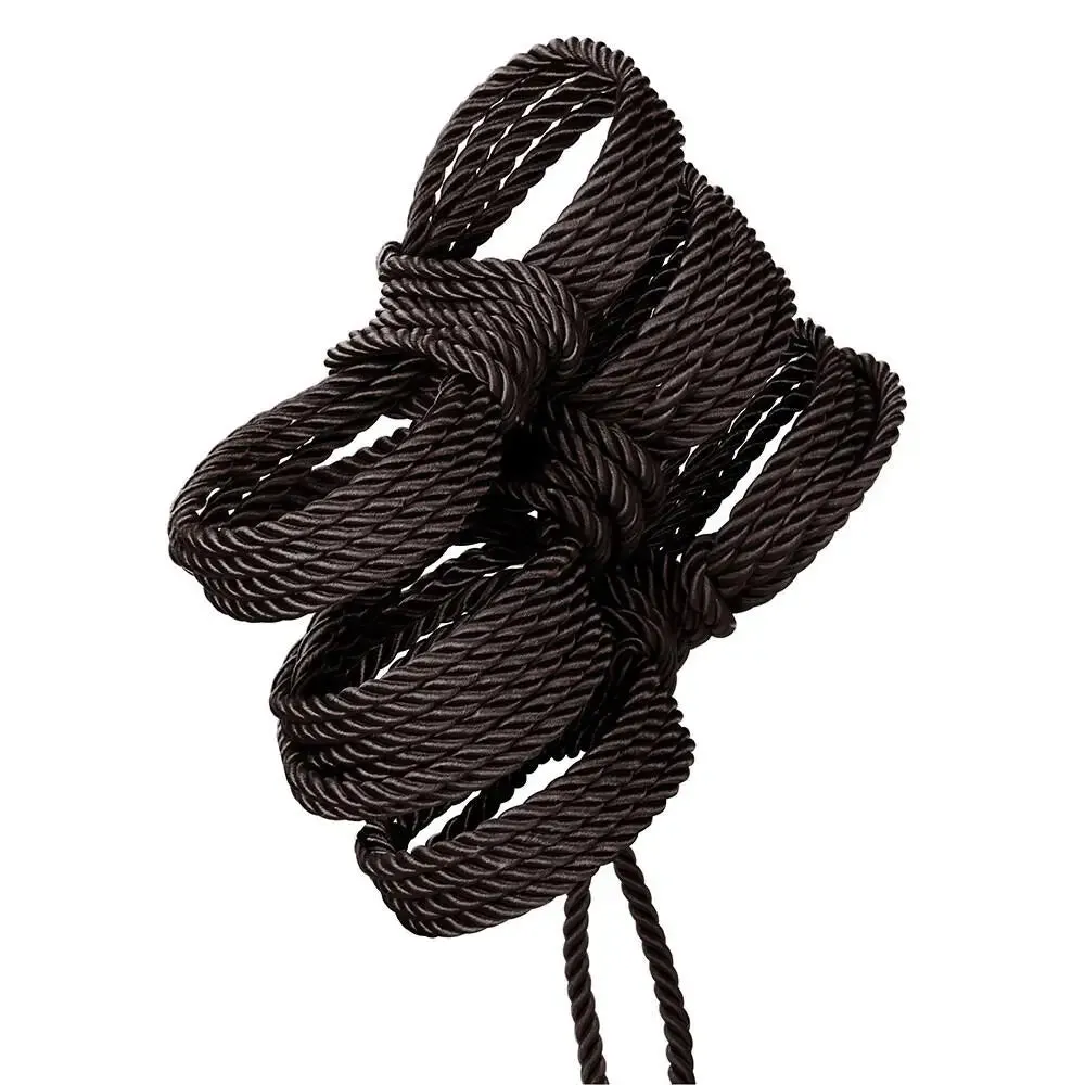 10 Metres California Cotton Black Bondage Rope for Bdsm Couples