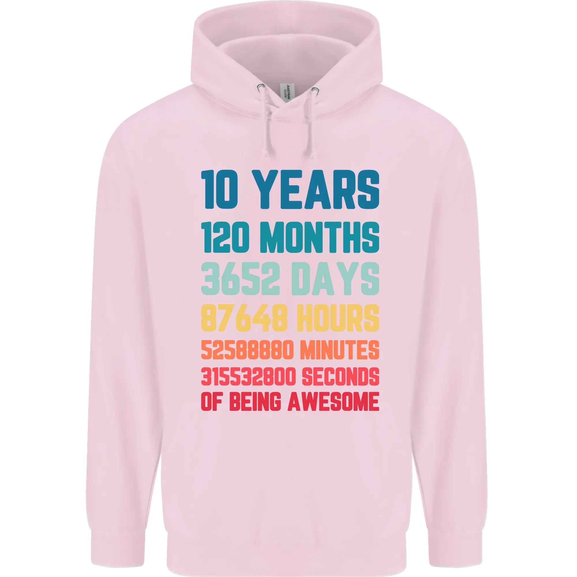 10th Birthday 10 Year Old Childrens Kids Hoodie
