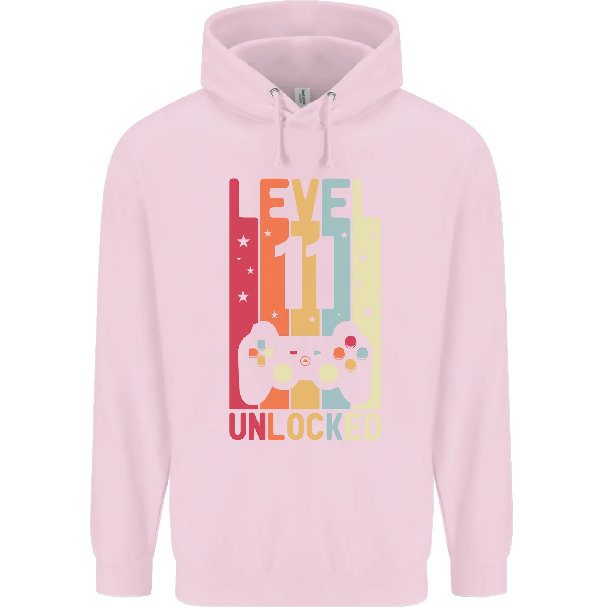 11th Birthday 11 Year Old Level Up Gaming Childrens Kids Hoodie