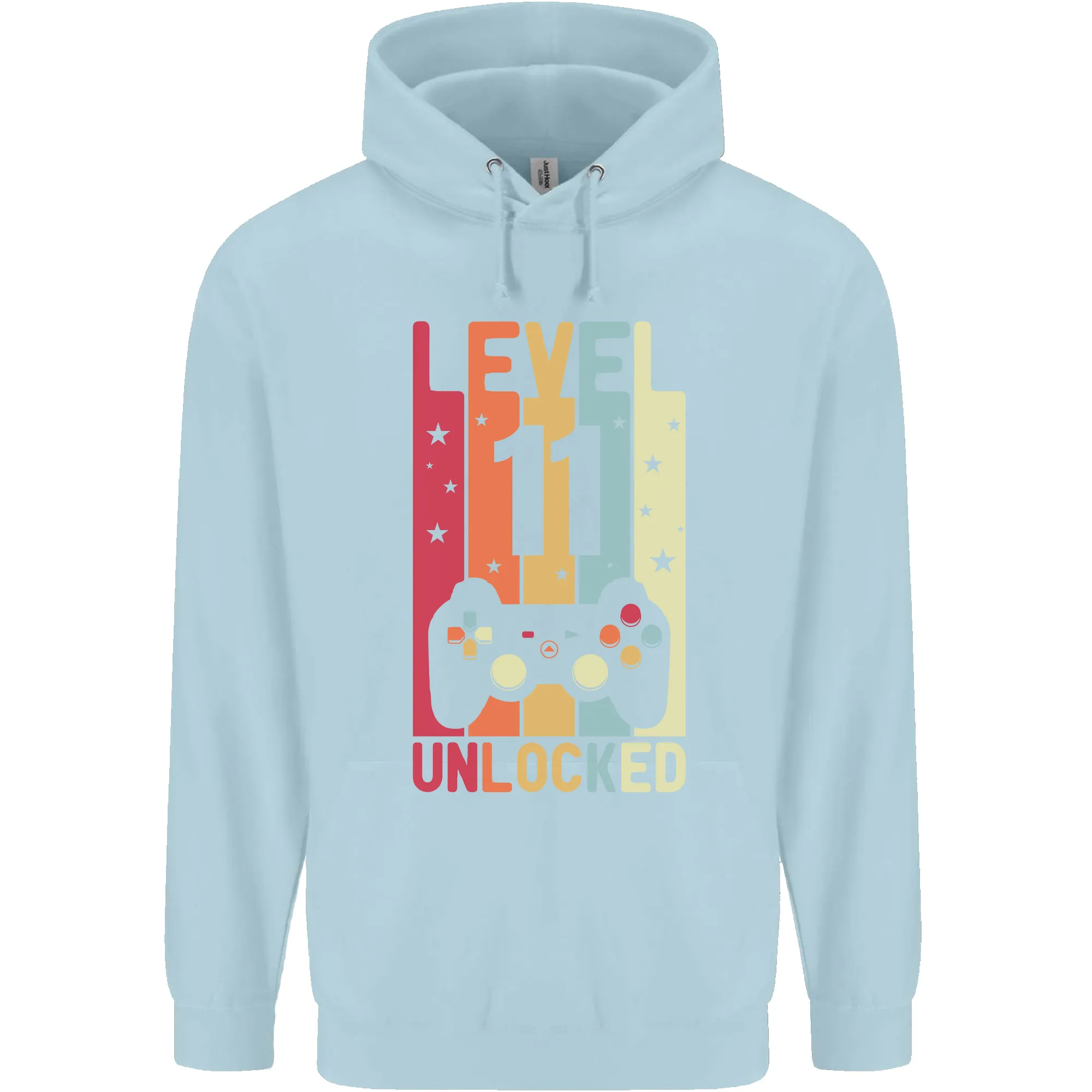 11th Birthday 11 Year Old Level Up Gaming Childrens Kids Hoodie