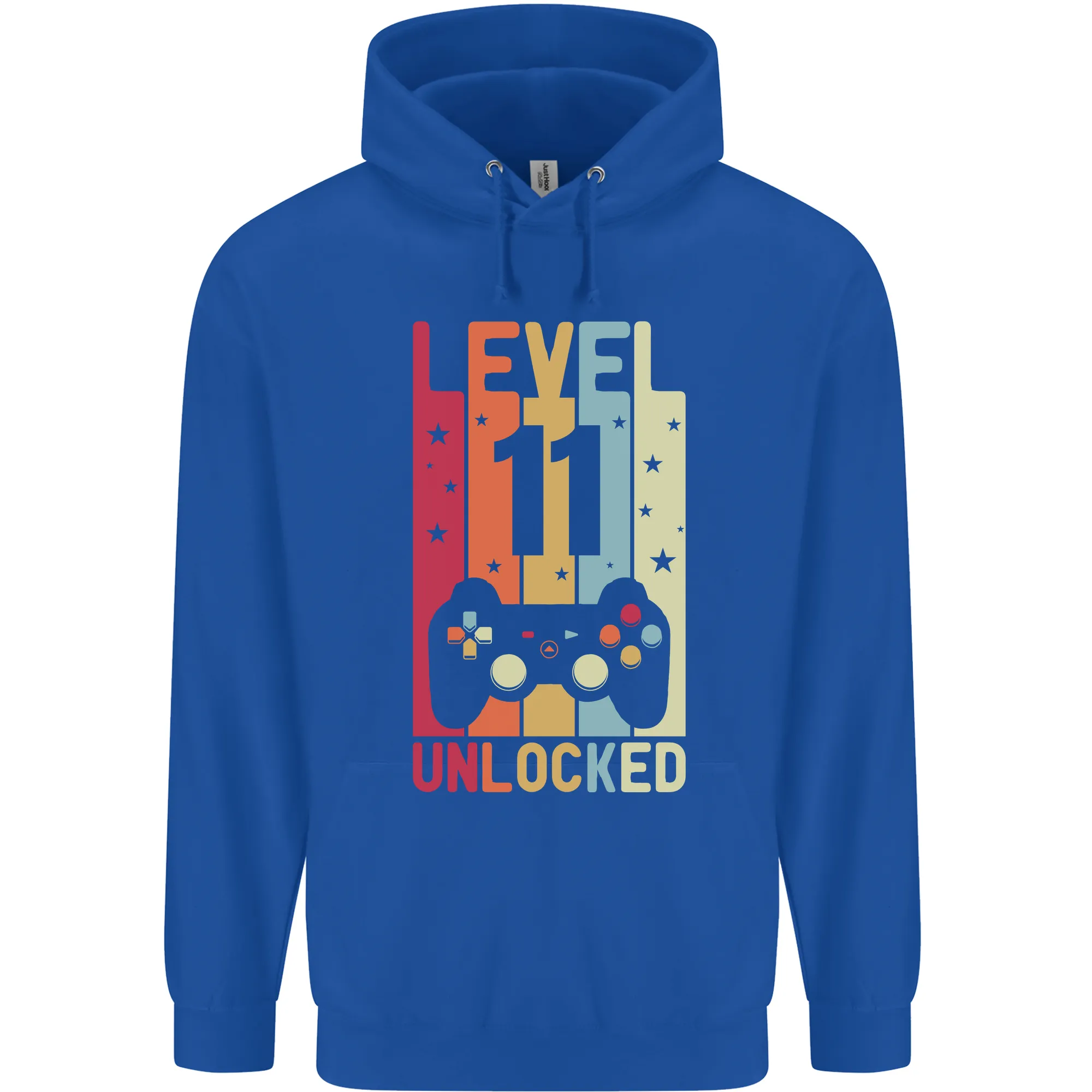 11th Birthday 11 Year Old Level Up Gaming Childrens Kids Hoodie