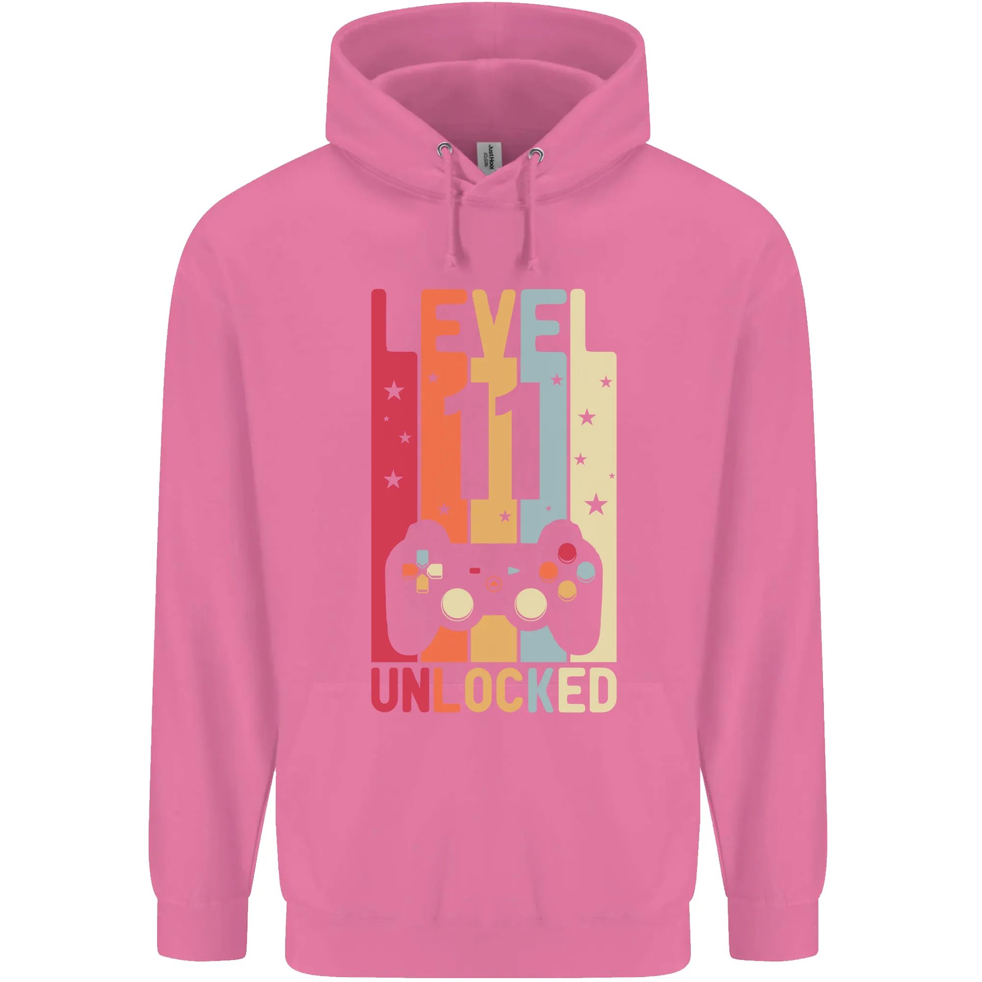 11th Birthday 11 Year Old Level Up Gaming Childrens Kids Hoodie