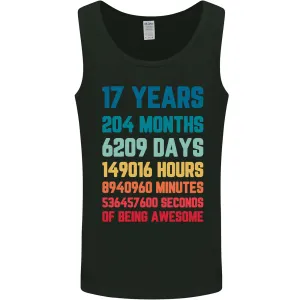 17th Birthday 17 Year Old Mens Vest Tank Top