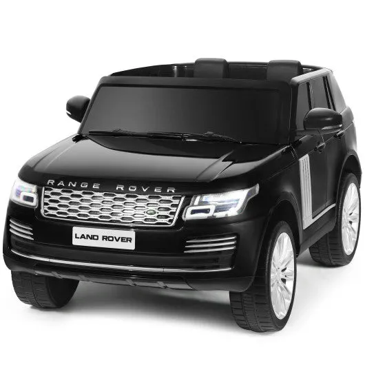 24V 2-Seater Licensed Land Rover Kids Ride On Car with 4WD Remote Control-Black
