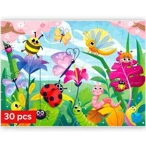 30 Pcs Jigsaw Puzzles for Kids | Bugs