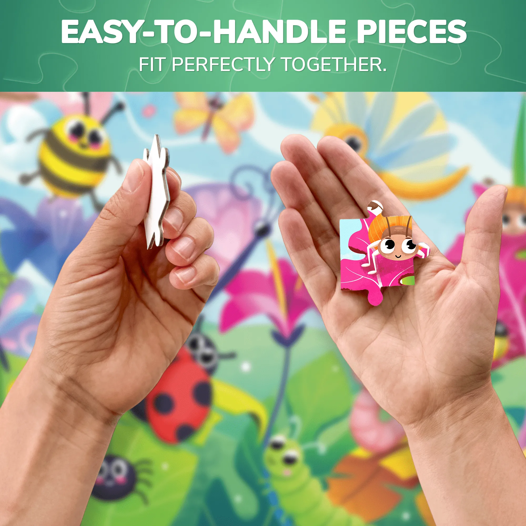30 Pcs Jigsaw Puzzles for Kids | Bugs