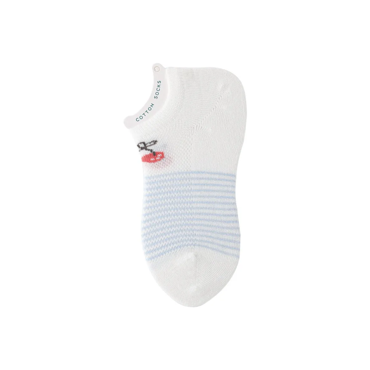 Above The Cloud Thin Mesh Breathable Girl 5pcs Ankle Socks Set