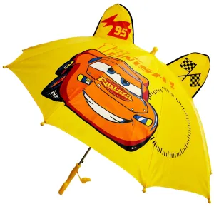 Babymoon Car Designer Popup Ears Kids Umbrella | 2 To 15 Y | Yellow