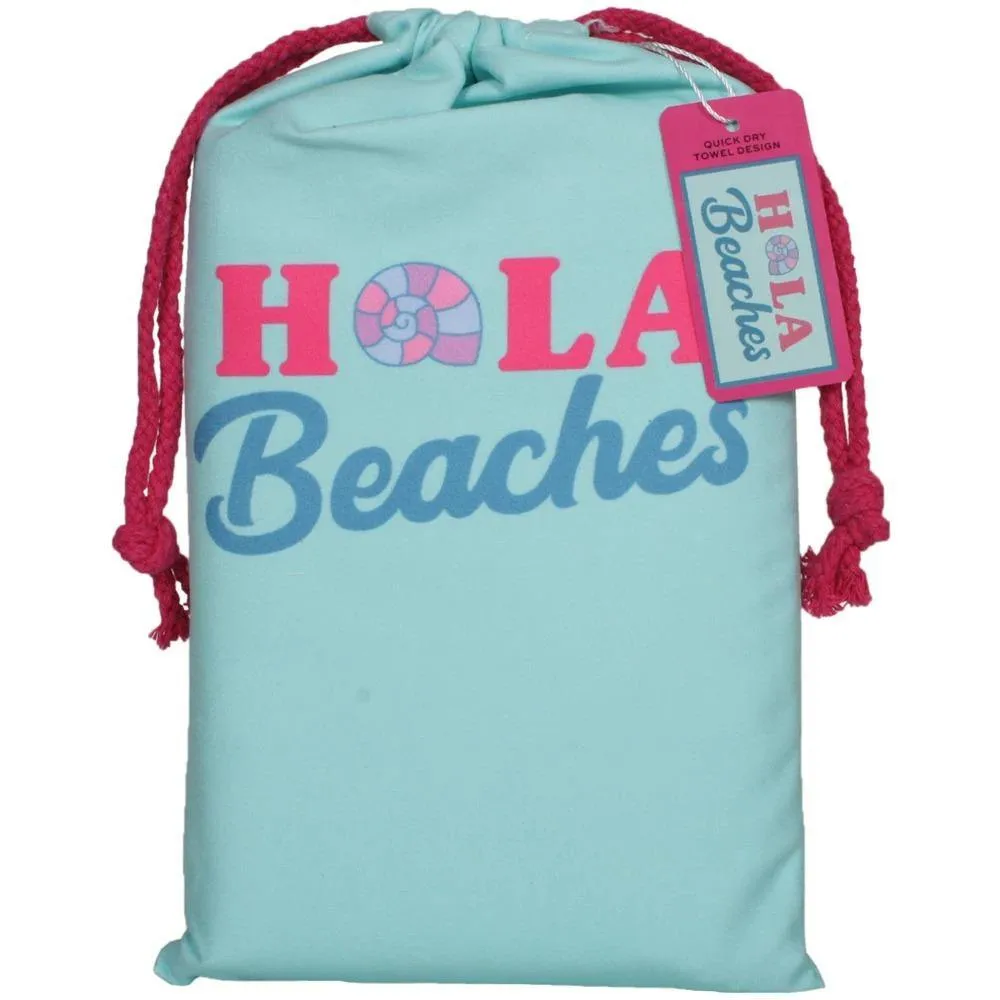 Beach TOWELS with matching travel bag Large thick microfiber 63 x 31 Quick dry 10 Styles