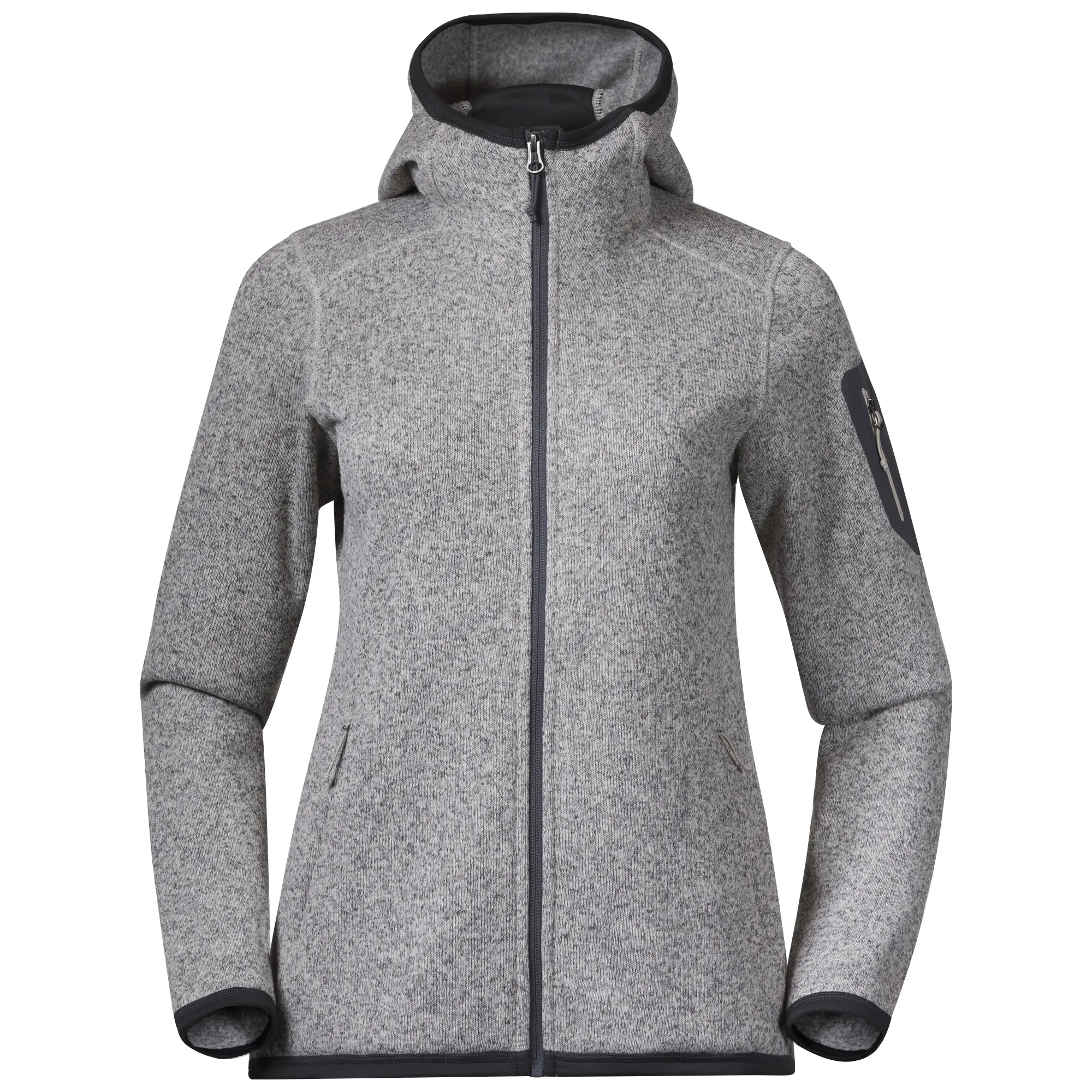 Bergans Women&#x27;s Kamphaug Knitted Hoodie Chalk Sand | Buy Bergans Women&#x27;s Kamphaug Knitted Hoodie Chalk Sand here | Outnorth