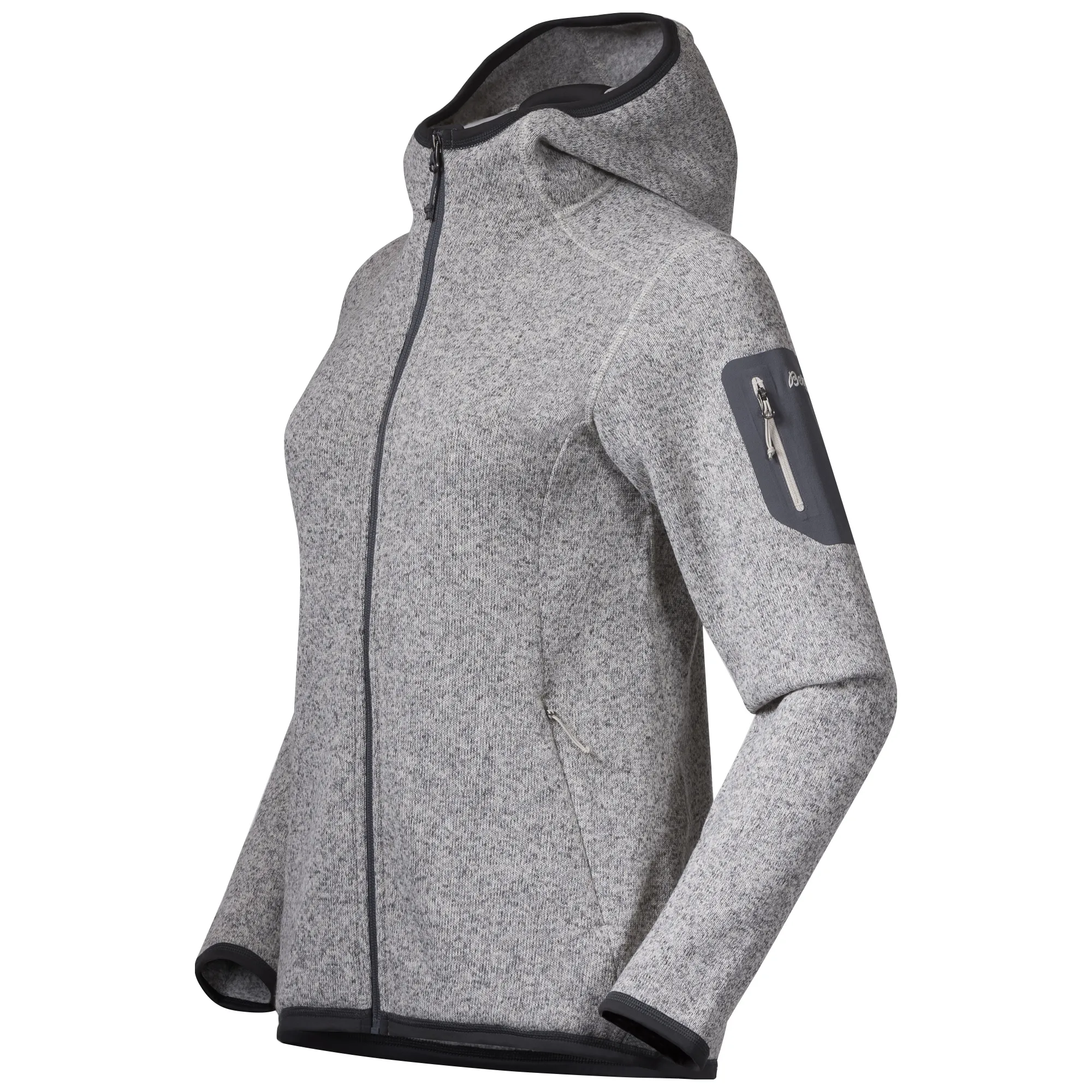 Bergans Women&#x27;s Kamphaug Knitted Hoodie Chalk Sand | Buy Bergans Women&#x27;s Kamphaug Knitted Hoodie Chalk Sand here | Outnorth
