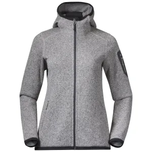 Bergans Women&#x27;s Kamphaug Knitted Hoodie Chalk Sand | Buy Bergans Women&#x27;s Kamphaug Knitted Hoodie Chalk Sand here | Outnorth