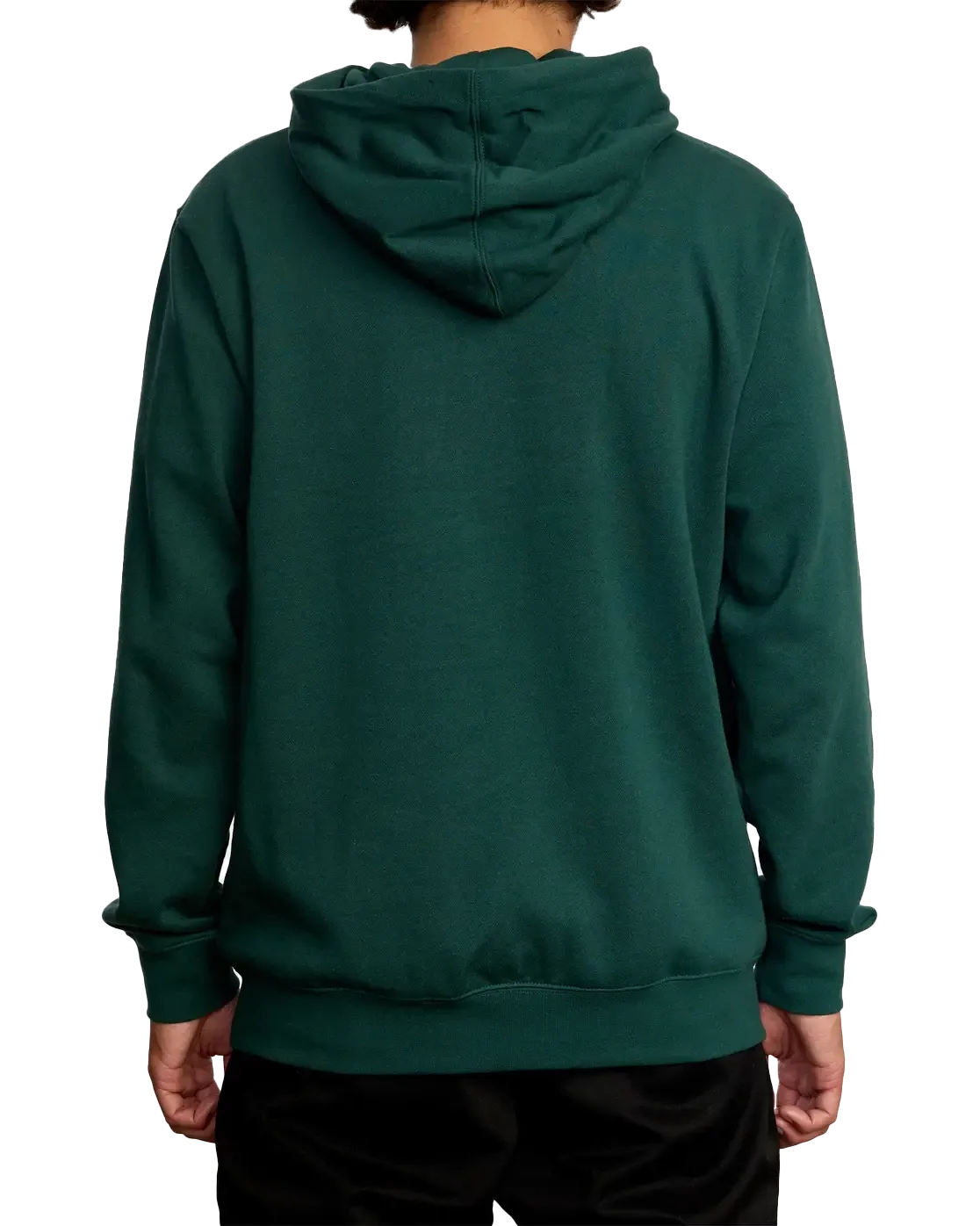 Big RVCA Hoodie in Hunter Green