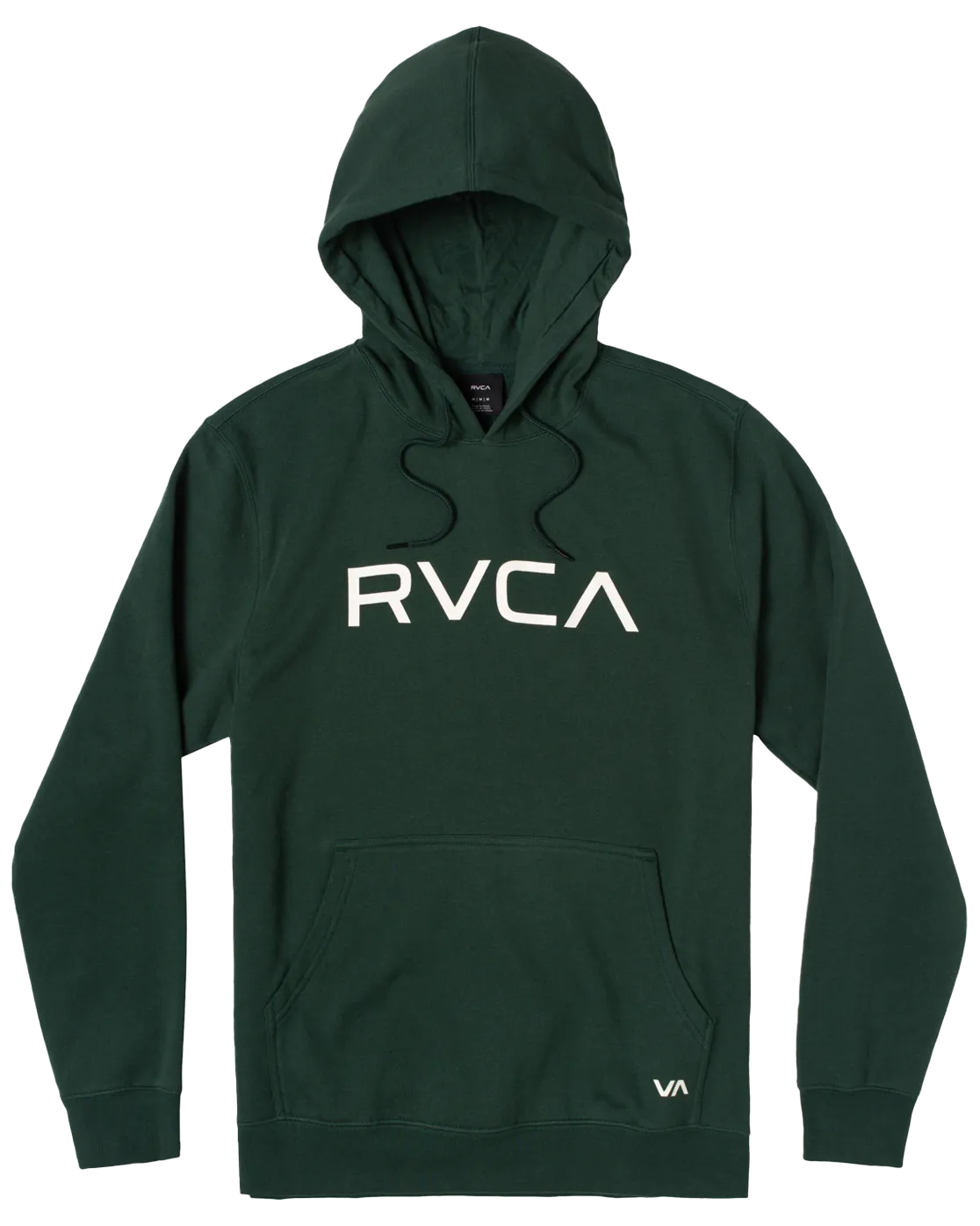 Big RVCA Hoodie in Hunter Green