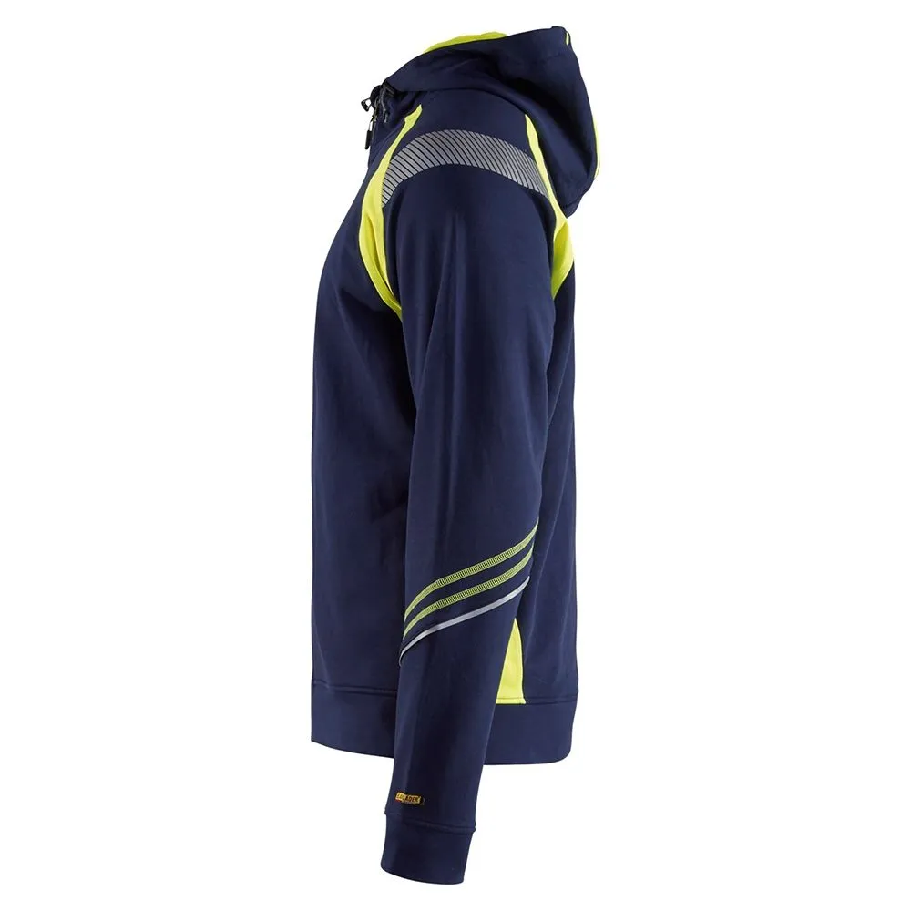 Bl&#xE5;kl&#xE4;der&#x20;3433-1158&#x20;Hooded&#x20;Sweatshirt&#x20;Visible&#x20;Full-Zip&#x20;-&#x20;Navy