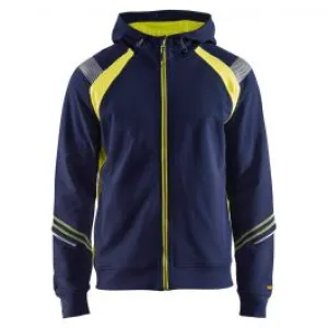 Bl&#xE5;kl&#xE4;der&#x20;3433-1158&#x20;Hooded&#x20;Sweatshirt&#x20;Visible&#x20;Full-Zip&#x20;-&#x20;Navy