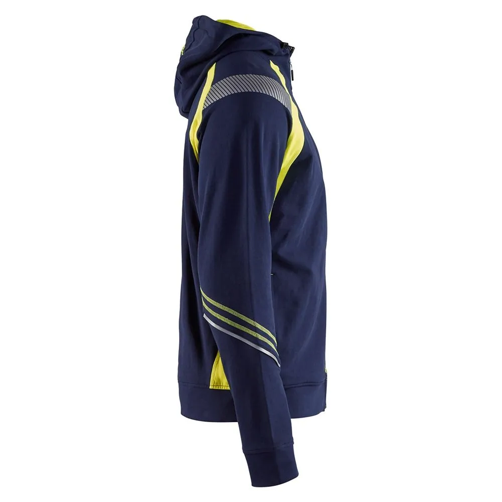 Bl&#xE5;kl&#xE4;der&#x20;3433-1158&#x20;Hooded&#x20;Sweatshirt&#x20;Visible&#x20;Full-Zip&#x20;-&#x20;Navy