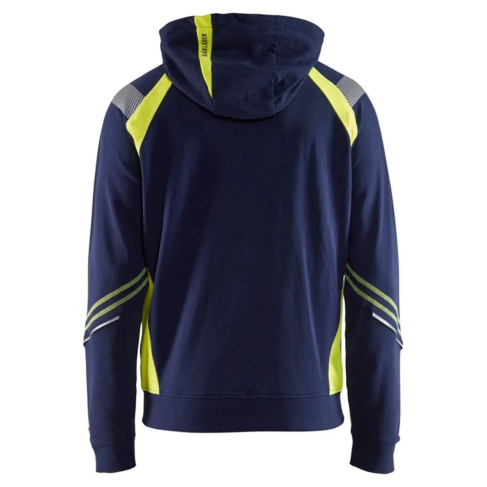 Bl&#xE5;kl&#xE4;der&#x20;3433-1158&#x20;Hooded&#x20;Sweatshirt&#x20;Visible&#x20;Full-Zip&#x20;-&#x20;Navy