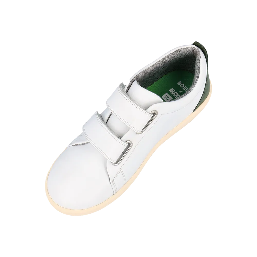 Bobux Kid  Grass Court White   Forest