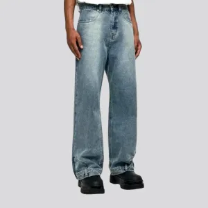 Boho high-rise men's jeans