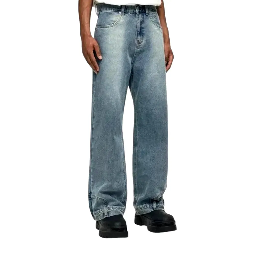 Boho high-rise men's jeans