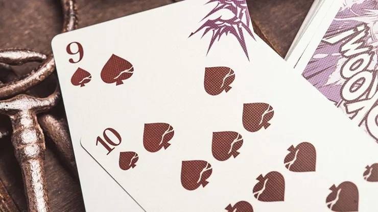 Boom Purple Playing Cards