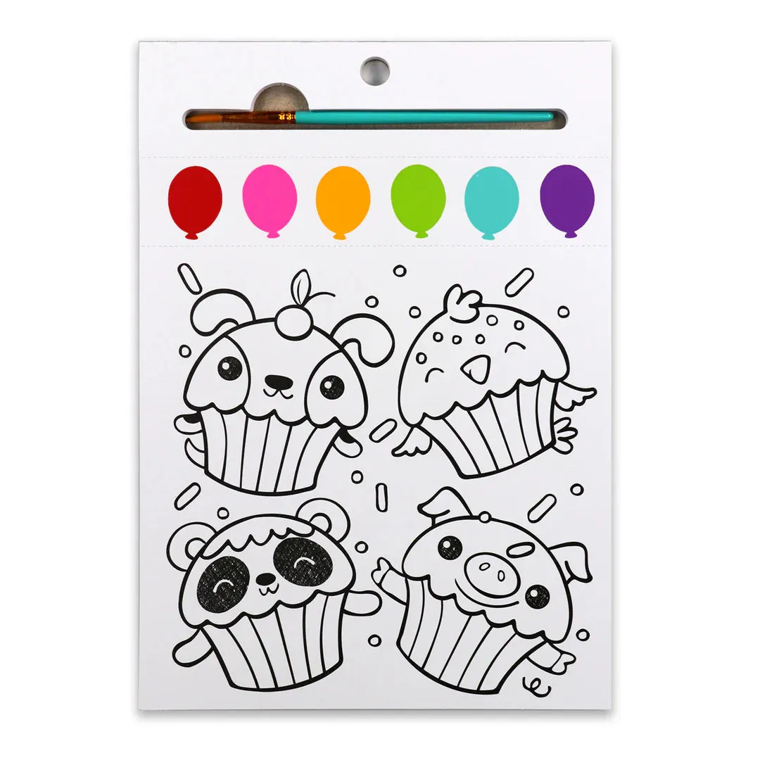 Bright Stripes - Paint Pages - Party Animals