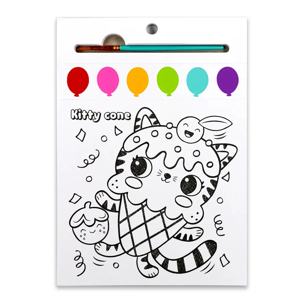 Bright Stripes - Paint Pages - Party Animals