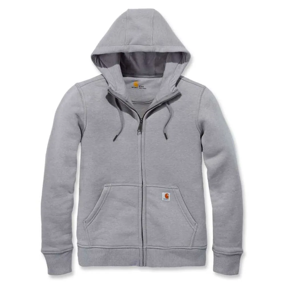 Carhartt&#x20;102788&#x20;Clarksburg&#x20;Full&#x20;Zip&#x20;Hoodie&#x20;-&#x20;Asphalt&#x20;Heather