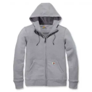 Carhartt&#x20;102788&#x20;Clarksburg&#x20;Full&#x20;Zip&#x20;Hoodie&#x20;-&#x20;Asphalt&#x20;Heather