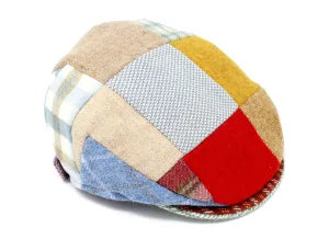 Children's Cap Bright Patchwork Tweed