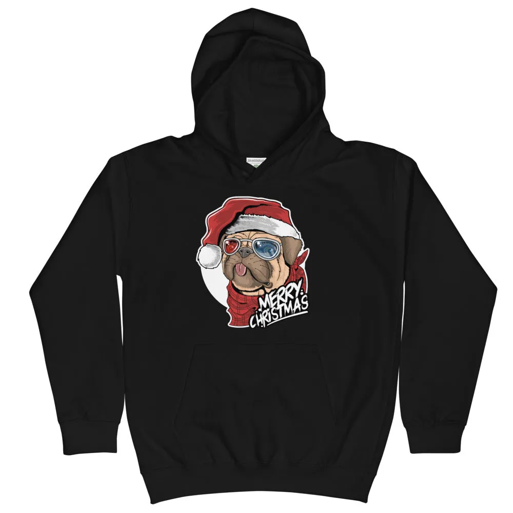 Christmas Dog Kids Hoodie