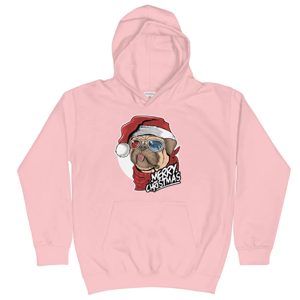 Christmas Dog Kids Hoodie