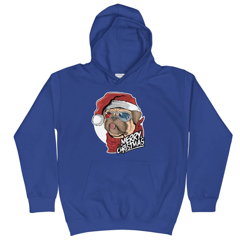 Christmas Dog Kids Hoodie