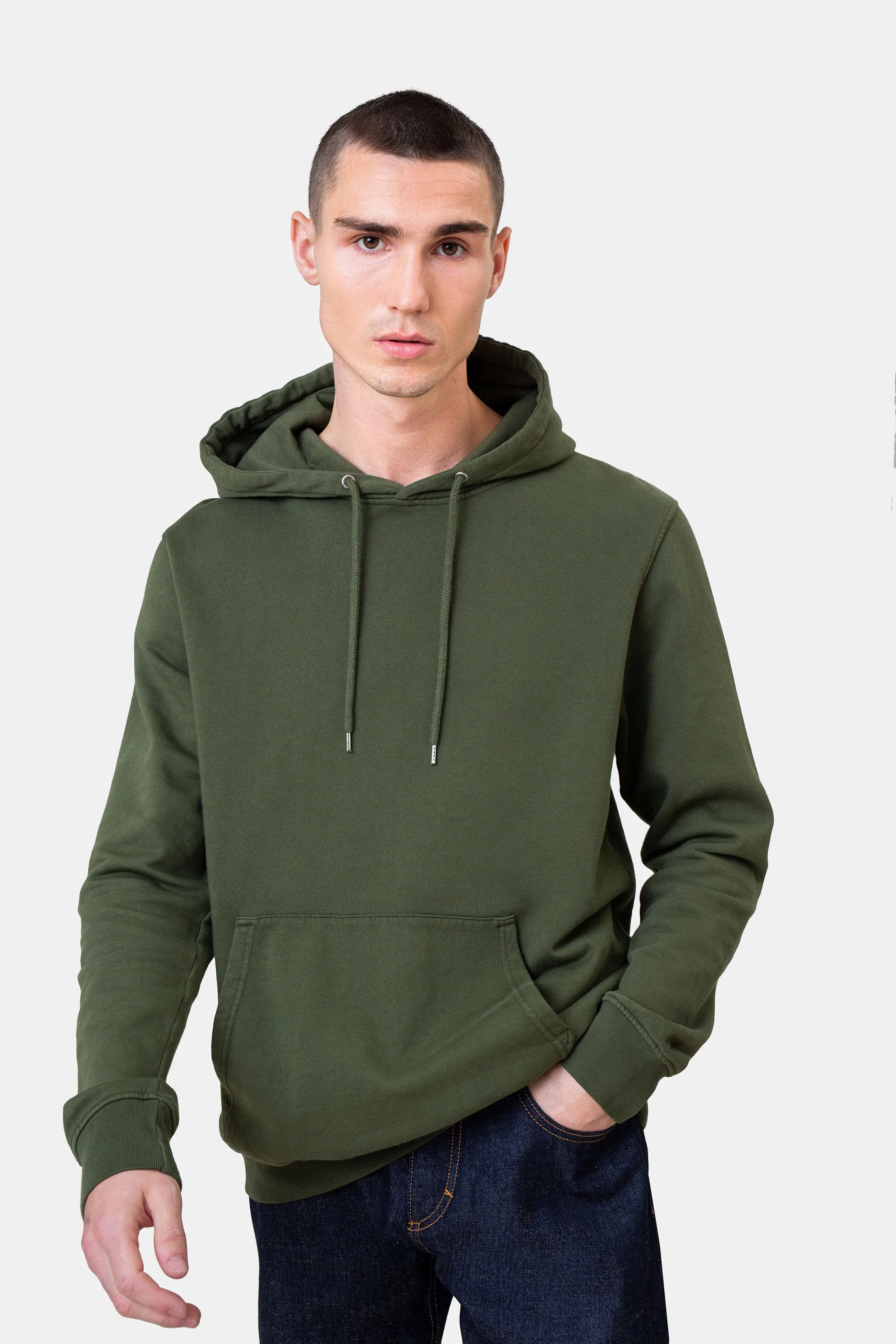 Classic Organic Hood - Powder Blue