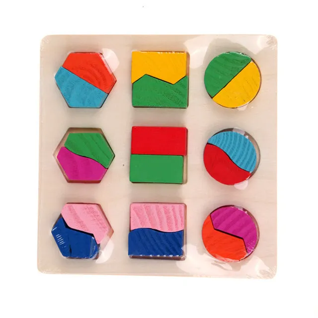 Colorful Geometry Shape Puzzle