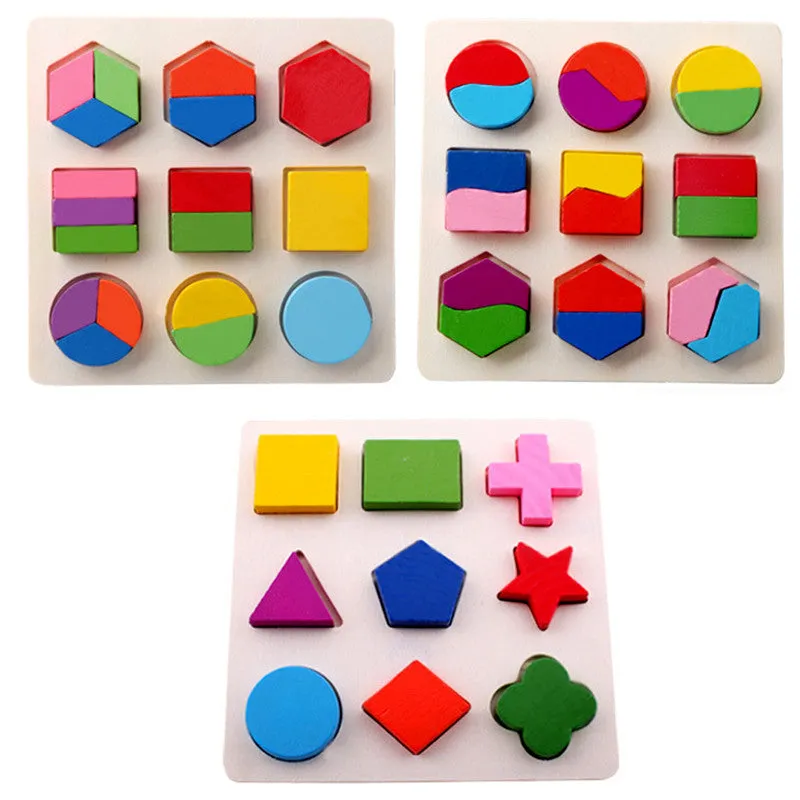 Colorful Geometry Shape Puzzle