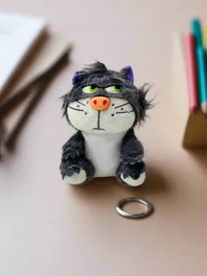 Cute Angry Stuff Cat