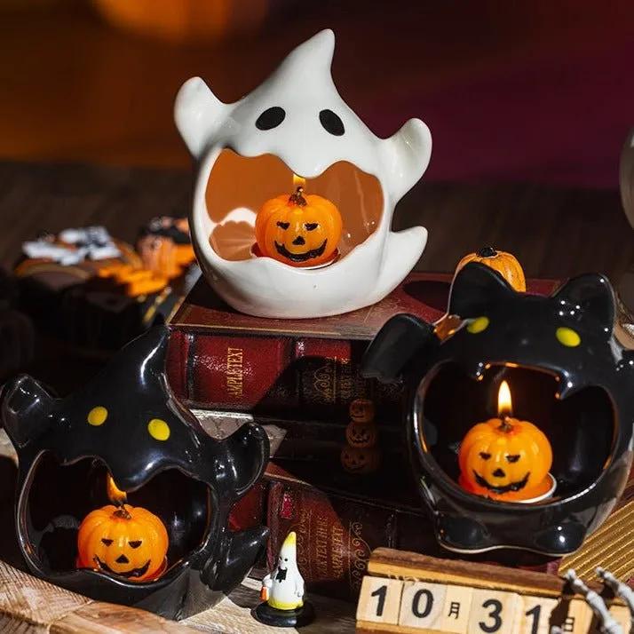 Cute Ghost Halloween Candle Holder