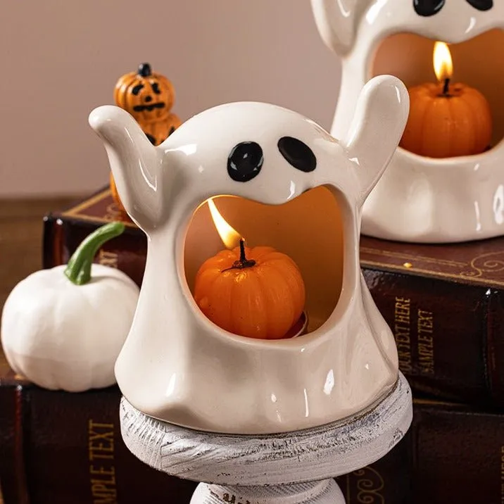 Cute Ghost Halloween Candle Holder
