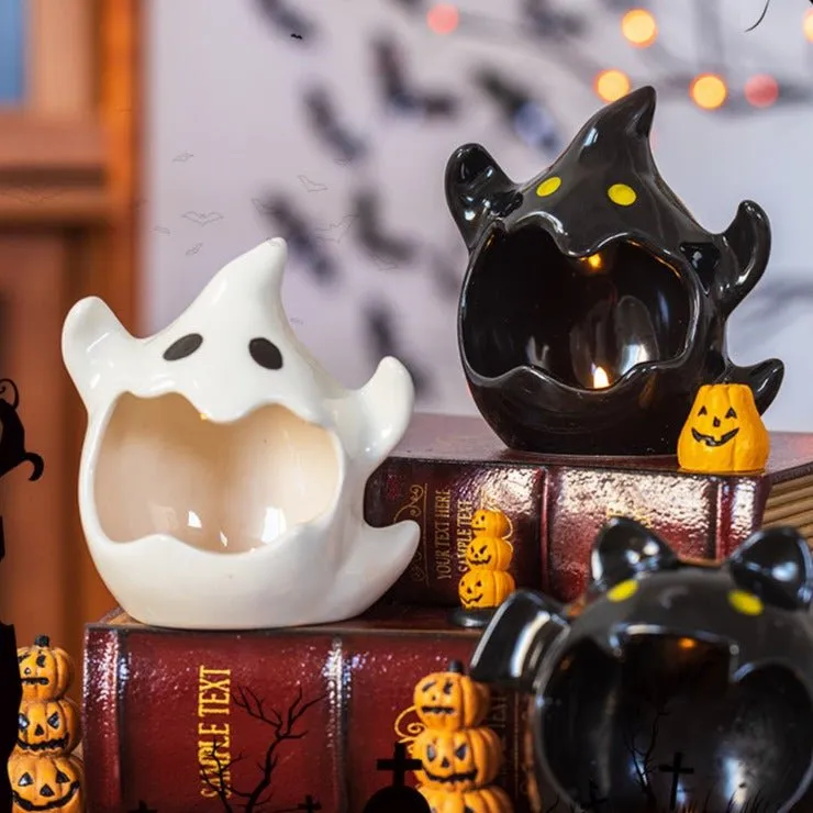 Cute Ghost Halloween Candle Holder