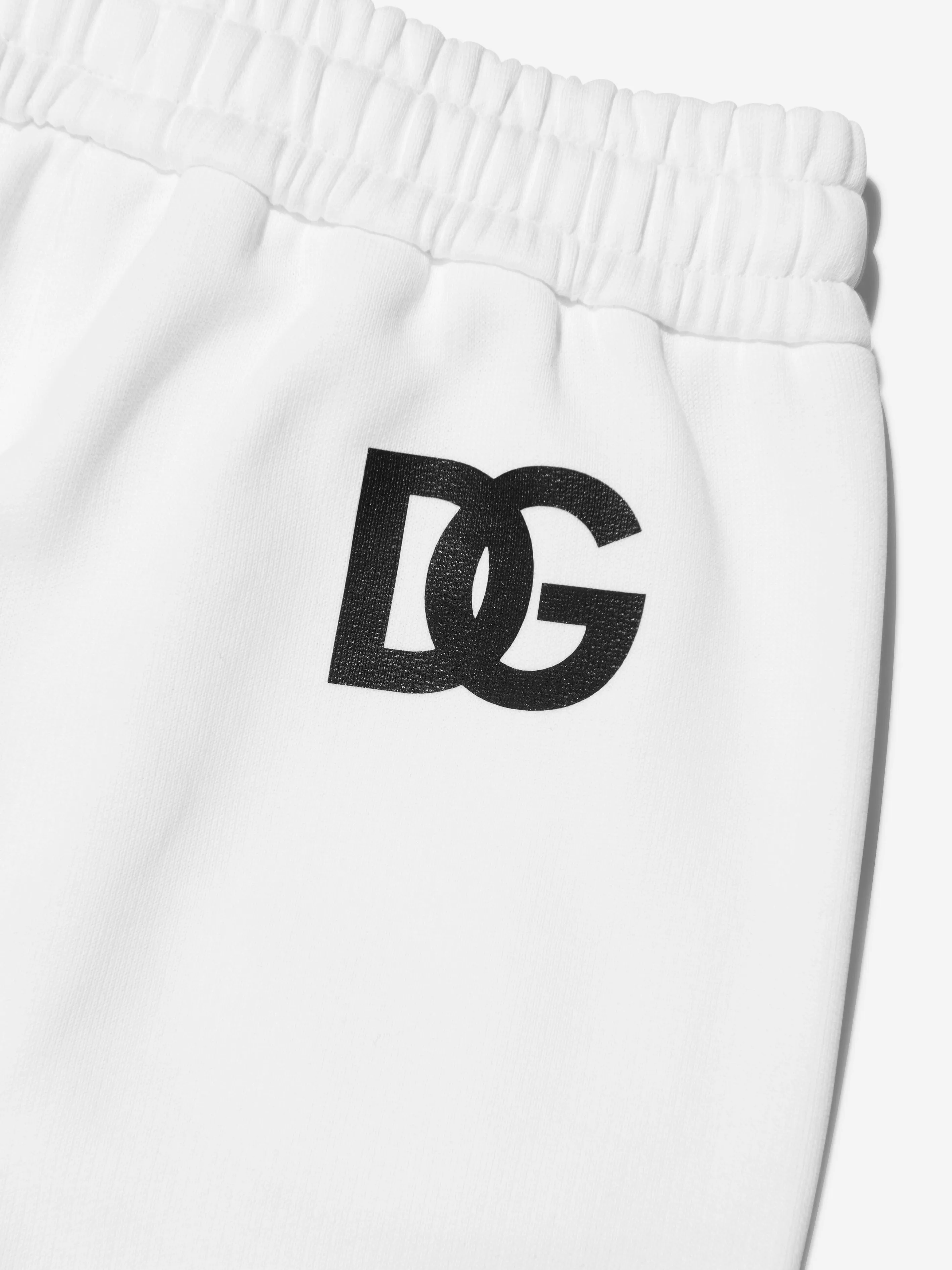Dolce & Gabbana Girls Poppy Joggers in White