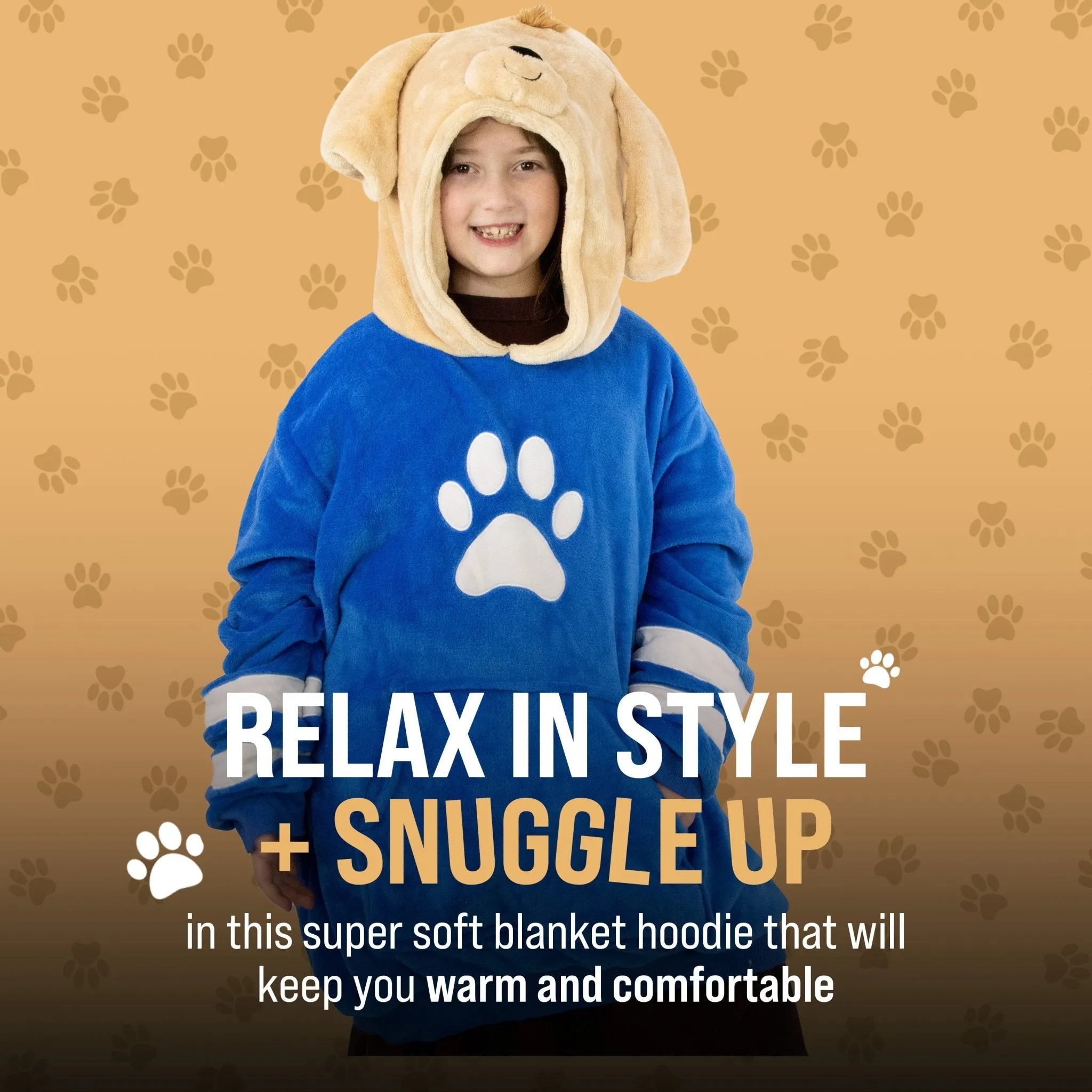 Dougie Dog Kids Snugible | Blanket Hoodie & Pillow
