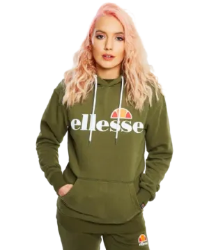 ELLESSE TORICES OH HOODY - WOMEN - KHAKI