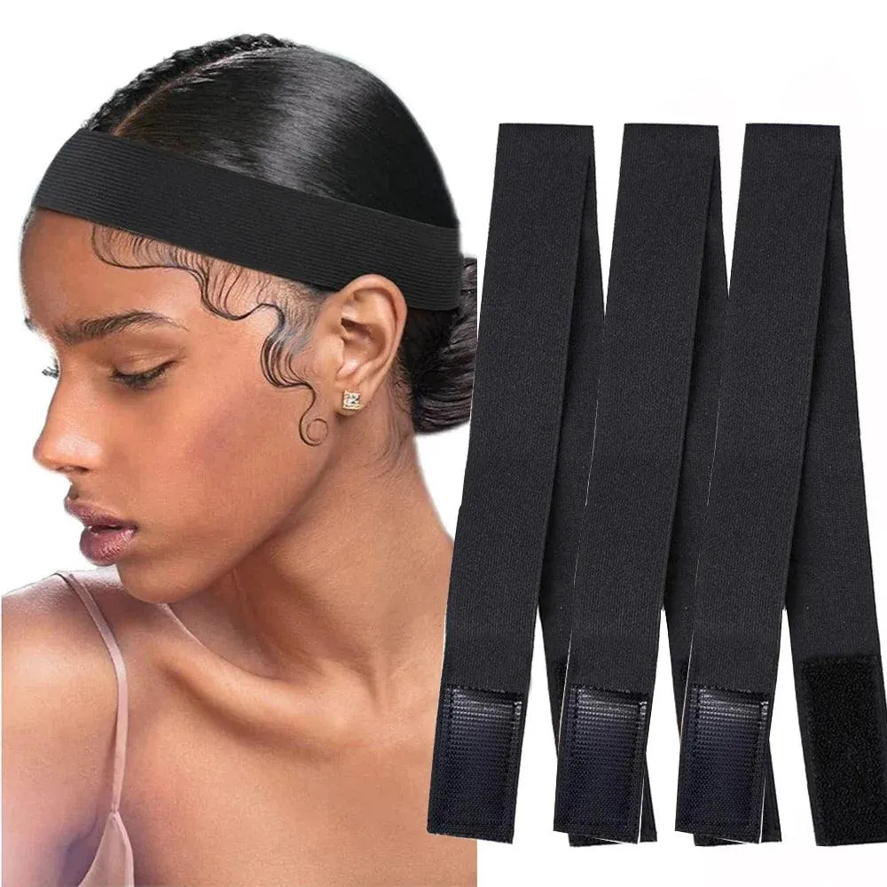 Fashion Hair Elastic Band: Secure Adjustable Headband for Women's Wigs