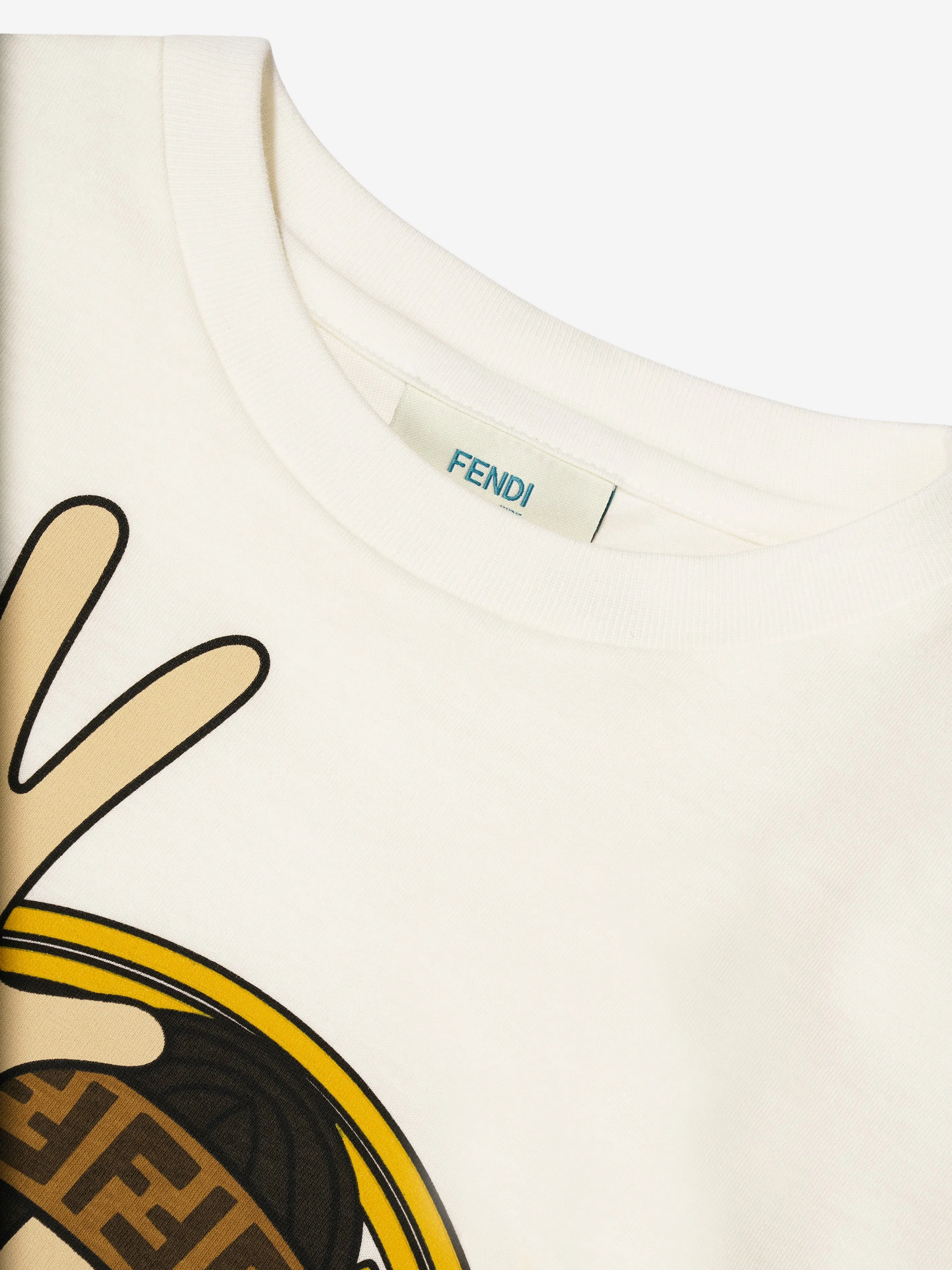 Fendi Boys Logo Print T-Shirt