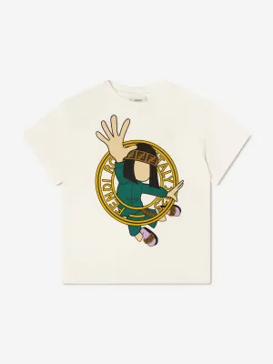 Fendi Boys Logo Print T-Shirt