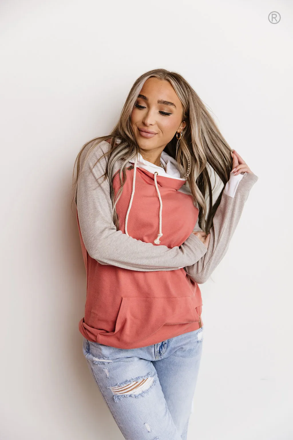 *FINAL SALE* DoubleHood Sweatshirt (Simply Spring)
